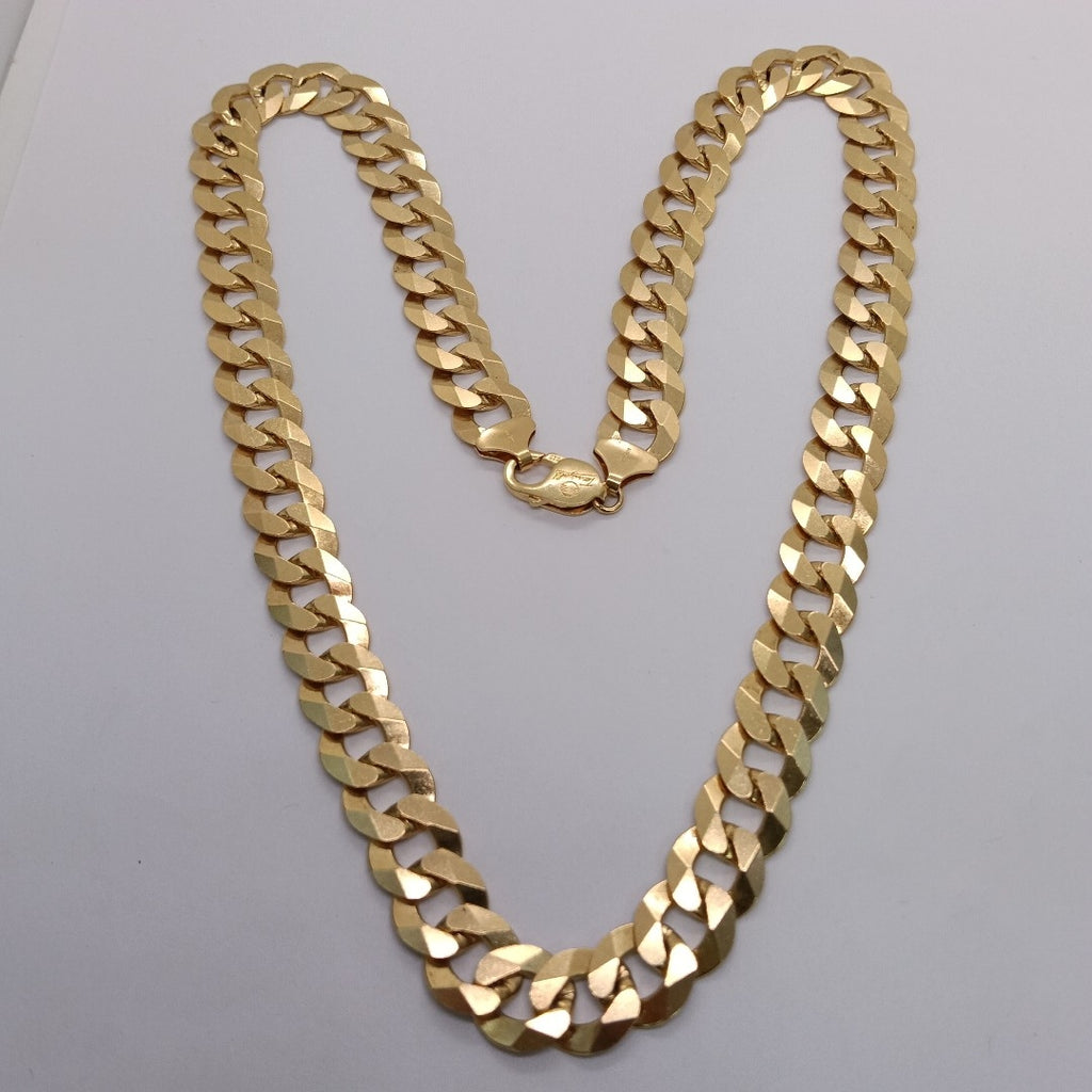 CADENAS BARBADA AMARILLA ORO 14K 121.9 (NUEVO)