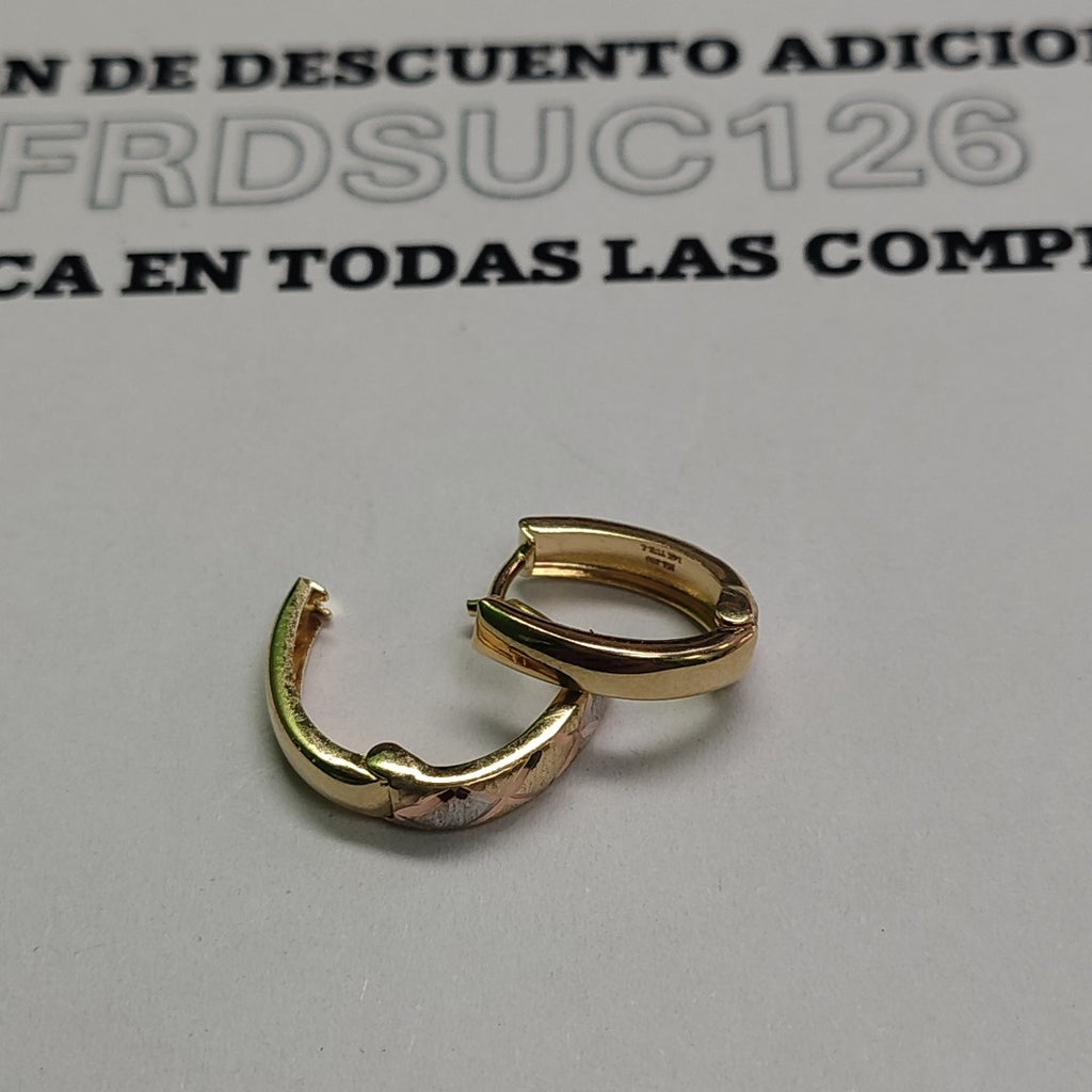 HUGGIES ORO 14K 1.1 (NUEVO)