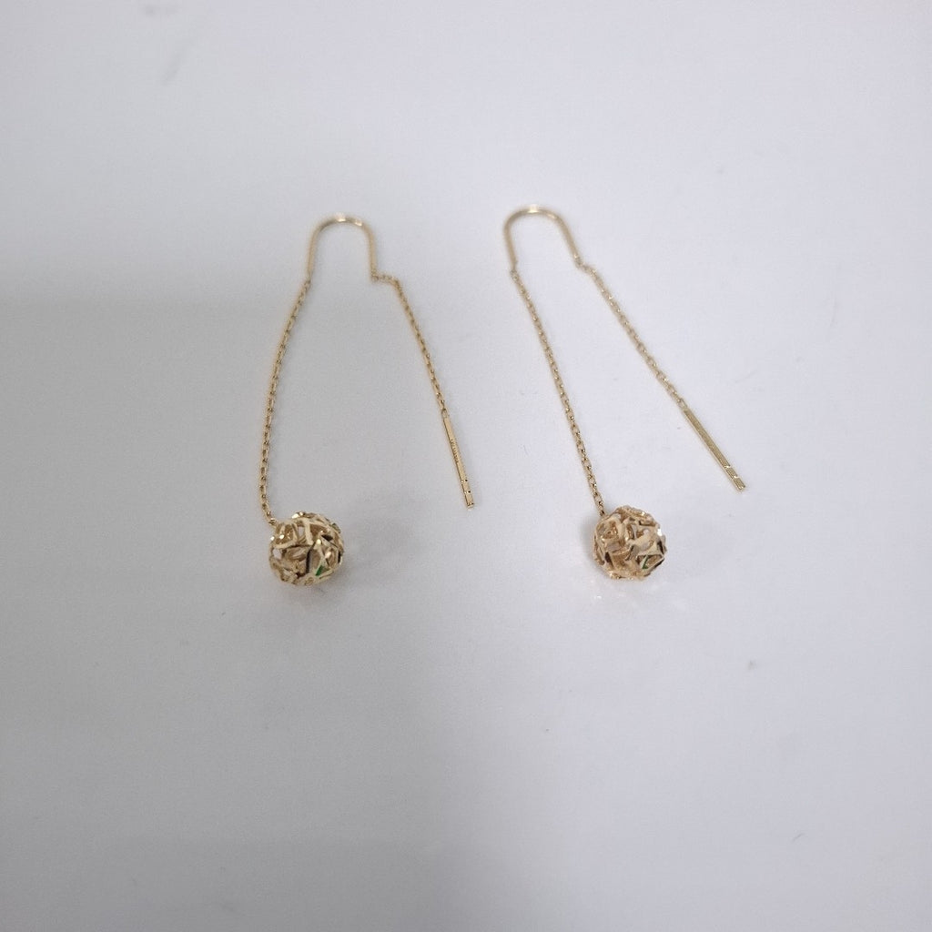 BROQUELES ORO 14K 1.7 (NUEVO)