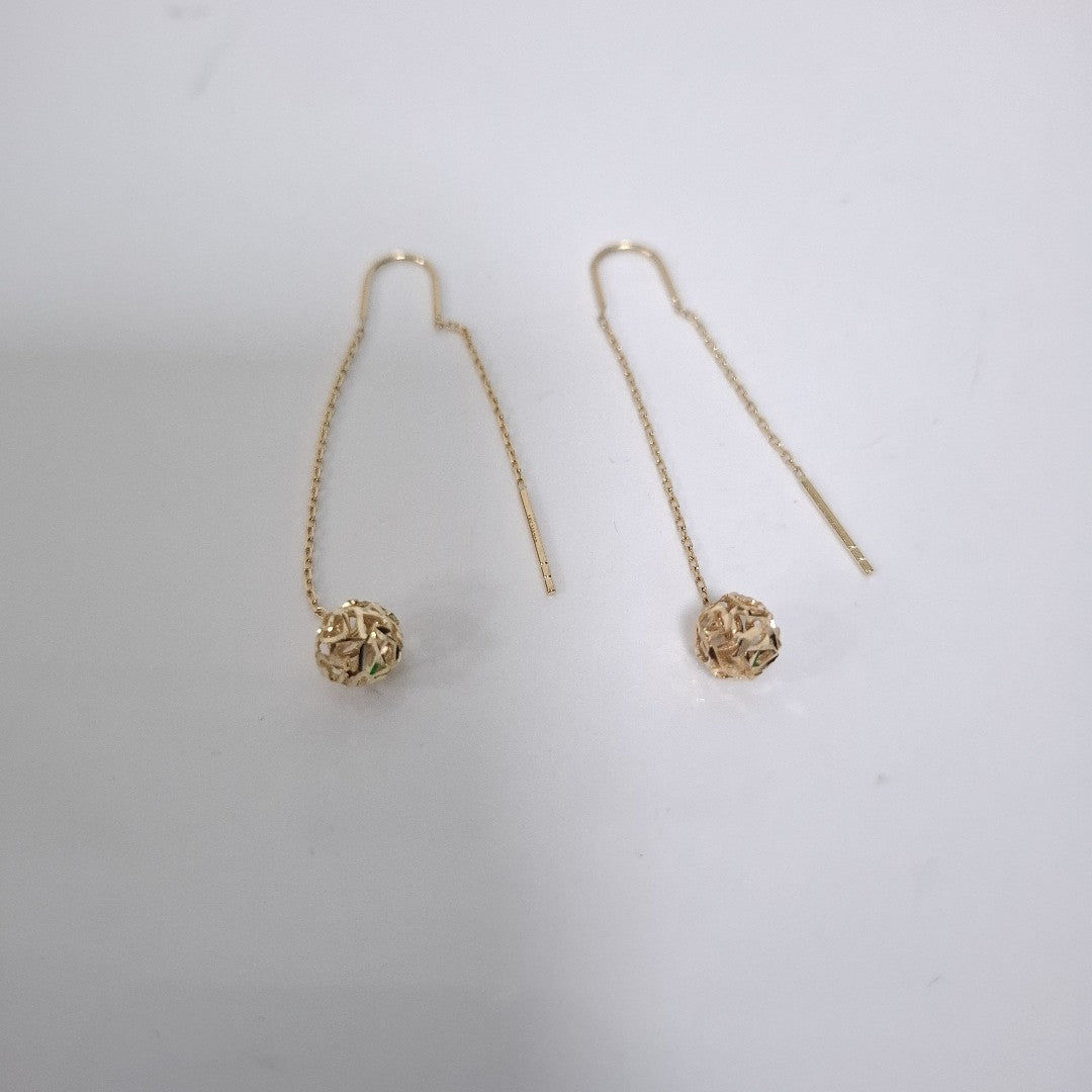BROQUELES ORO 14K 1.7 (NUEVO)