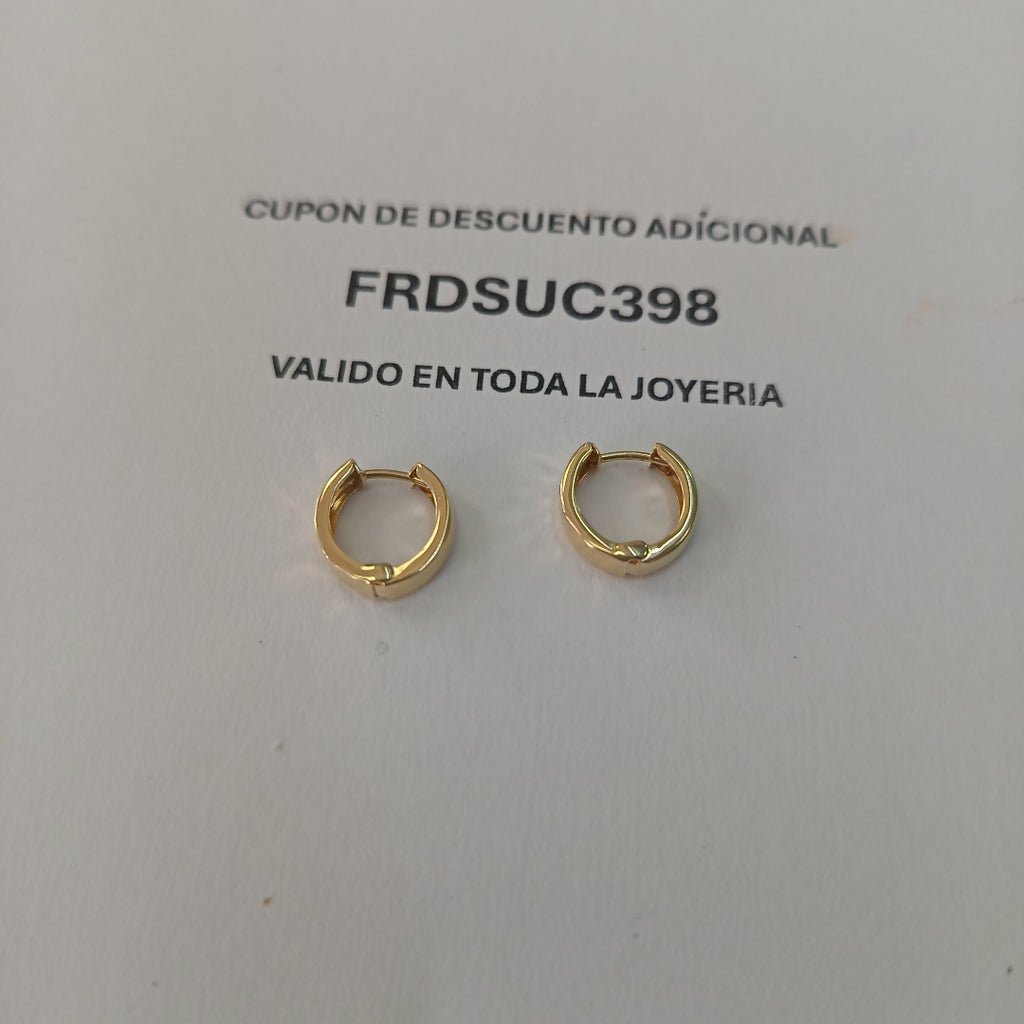 HUGGIES ORO 14K 1.2 (NUEVO)
