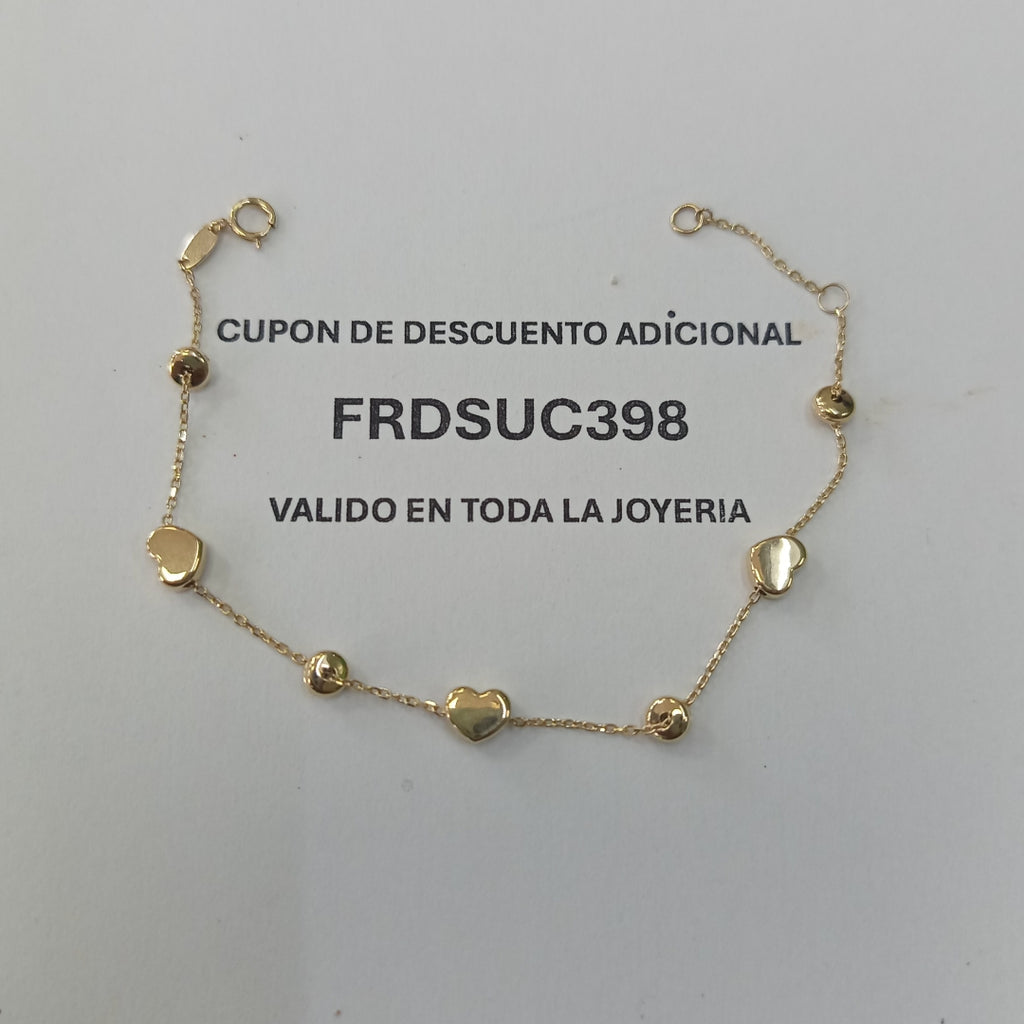PULSERAS DAMA ORO 14K 1.4 (NUEVO)