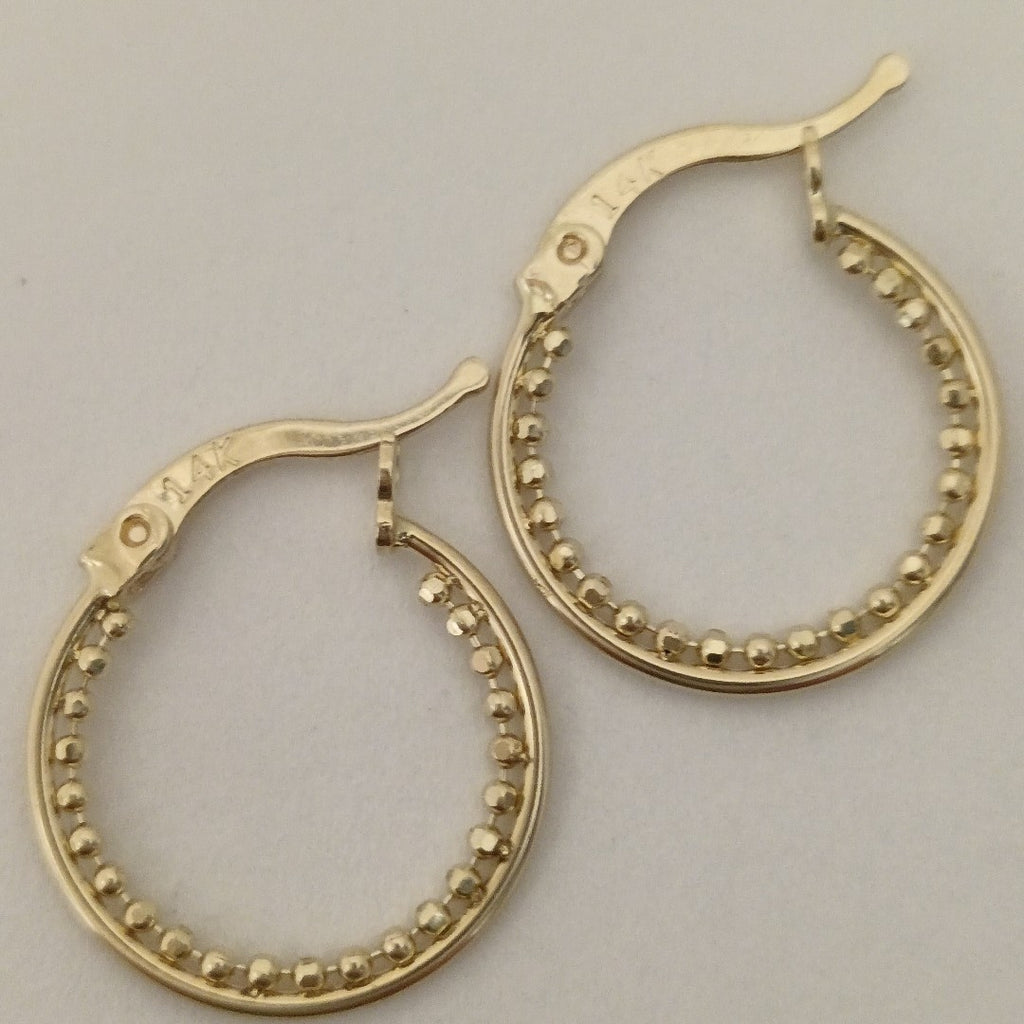 ARRACADAS ORO 14K 1.7 (NUEVO)