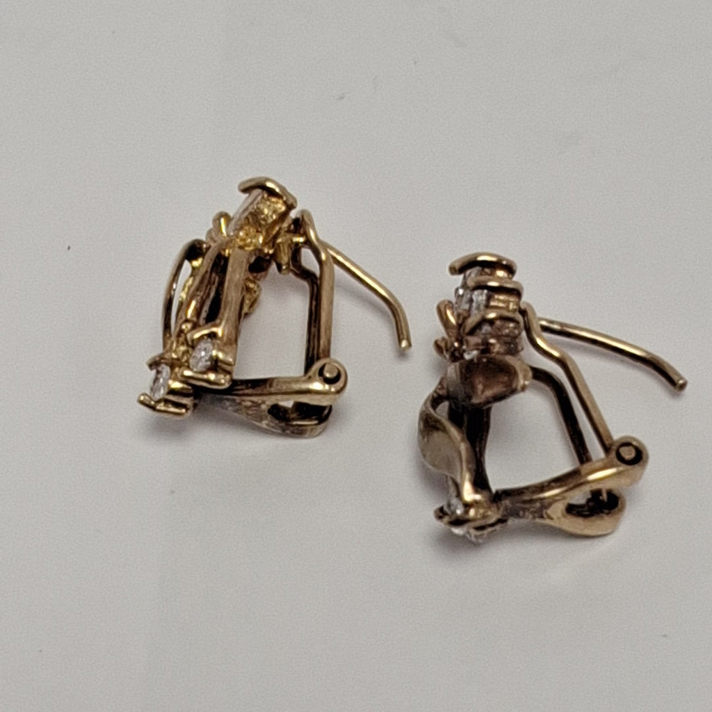 ARETES PAR ORO 10 K 3.6 GRMS (SEMINUEVO)