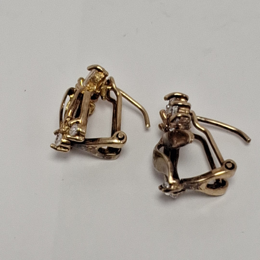 ARETES PAR ORO 10 K 3.6 GRMS (SEMINUEVO)