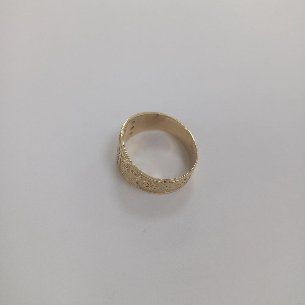 ARGOLLA DE LA SUERTE ORO 14 K 4.2 GRMS (SEMINUEVO)