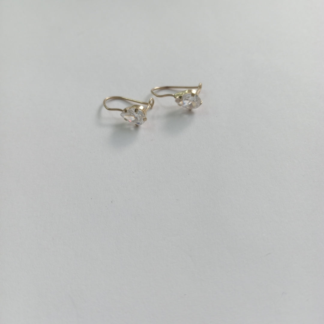ARETES PAR ORO 10 K 0,90 GRMS (SEMINUEVO)