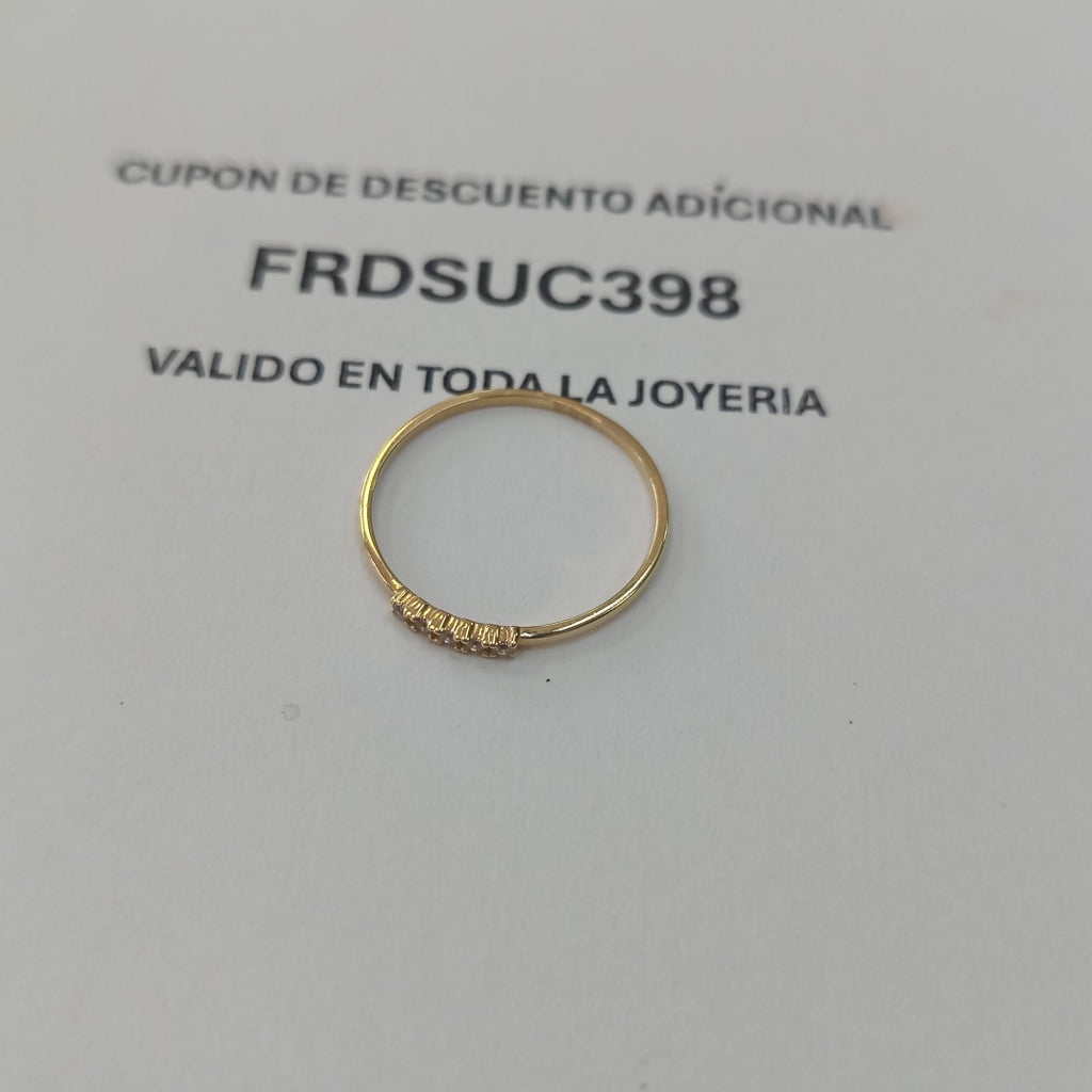 ANILLOS DAMA ORO 14K 0.8 (NUEVO)