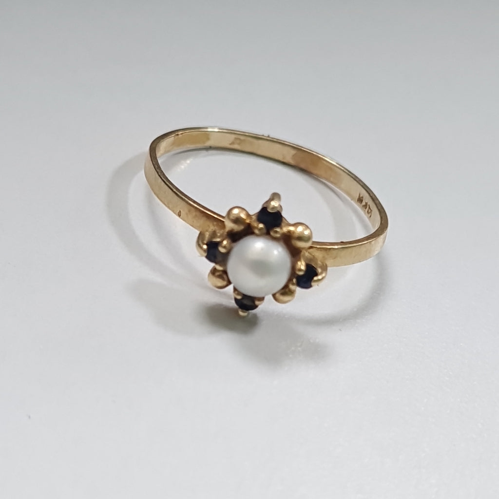 ANILLITO,CRUZ ORO 14 K 1,10 GRMS (SEMINUEVO)