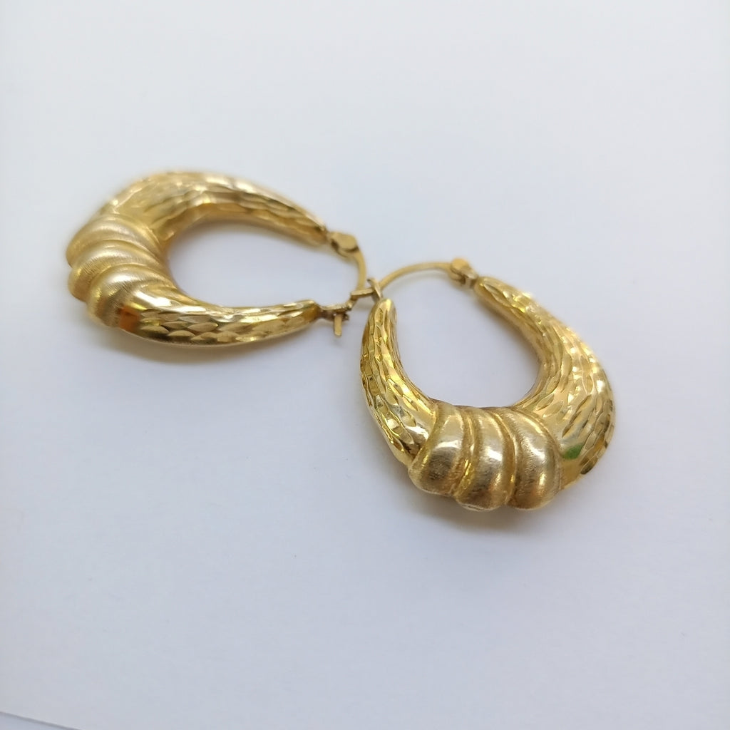 ARRACADAS PAR ORO 14 K 3,60 GRMS (SEMINUEVO)