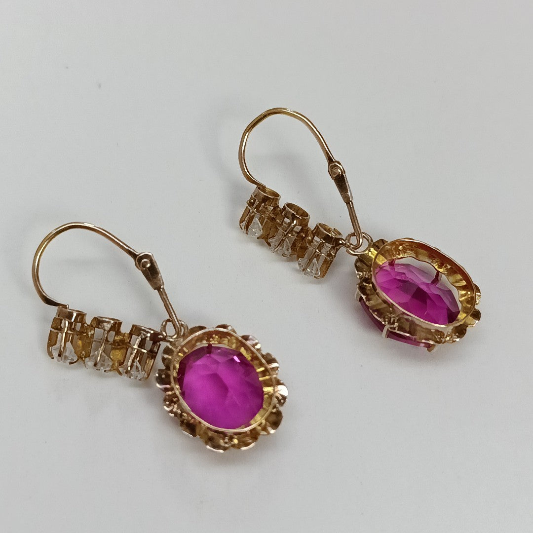 ARETES PAR ORO 8 K 4.4 GRMS (SEMINUEVO)