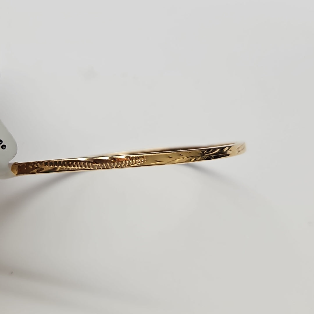 PULSERA RIGIDA ORO 14 K 3.4 GRMS (SEMINUEVO)