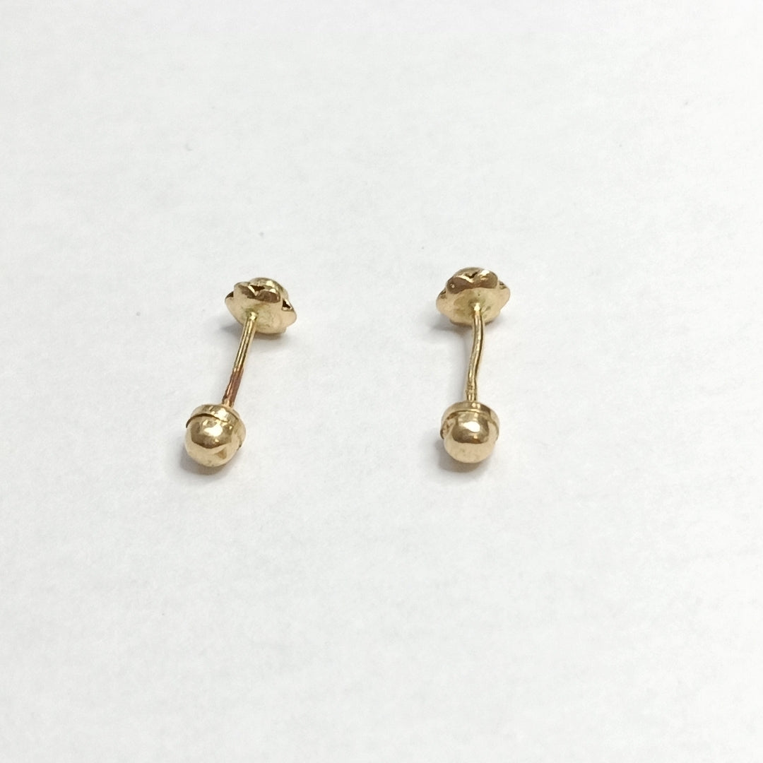 BROQUELES PAR ORO 14 K 0,20 GRMS (SEMINUEVO)