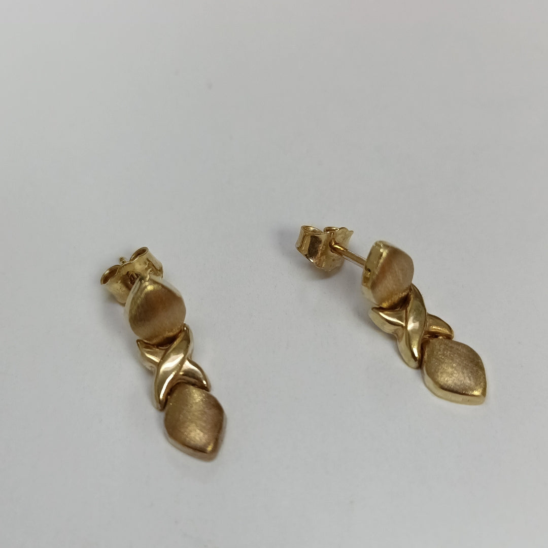 BROQUELES PAR ORO 10 K 1,90 GRMS (SEMINUEVO)