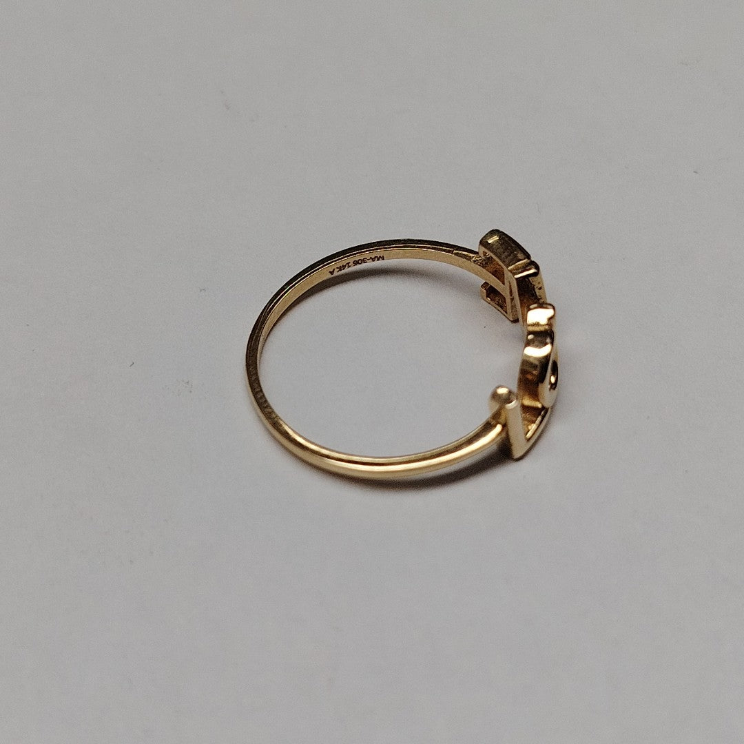 ANILLOS DAMA ORO 14K 2 (NUEVO)