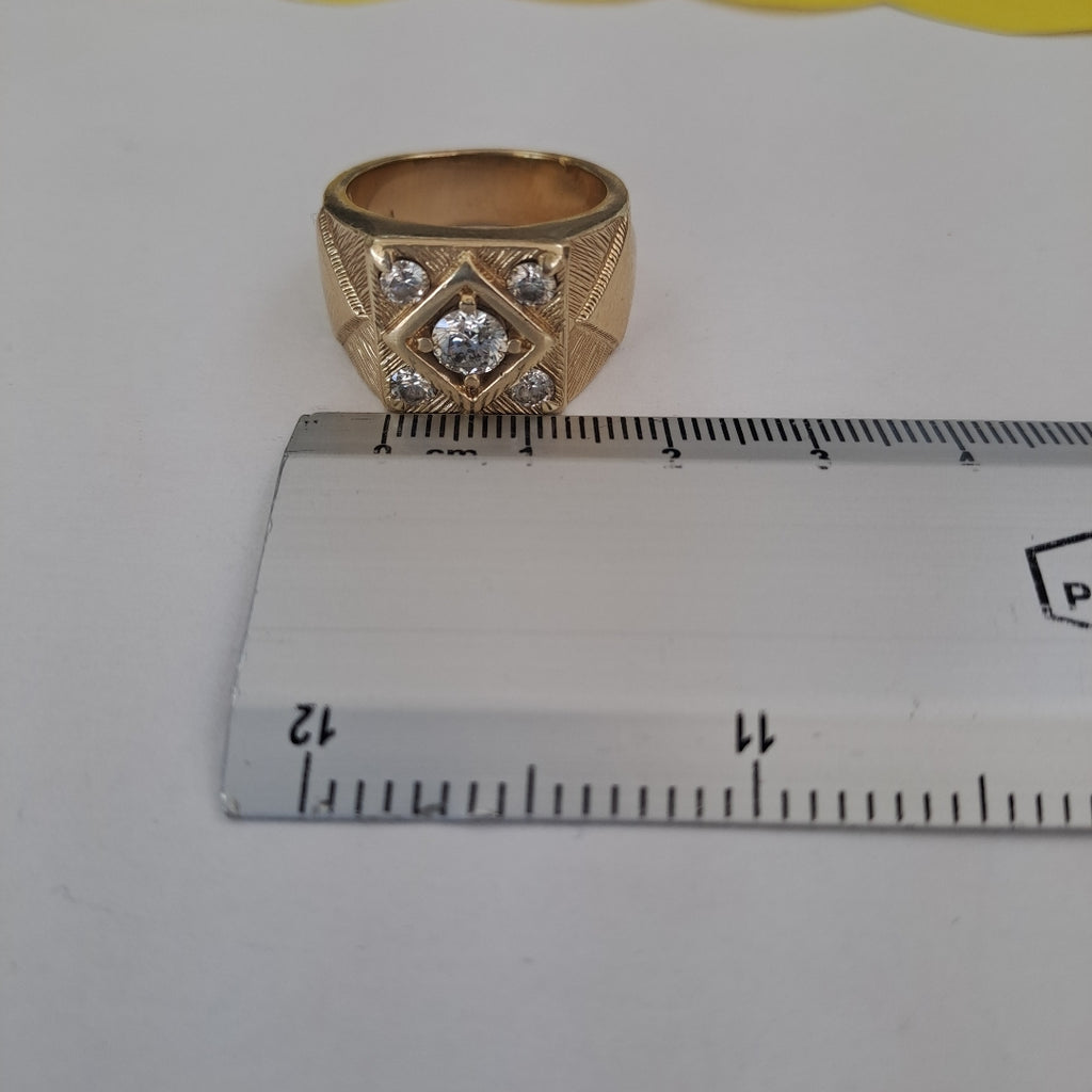 ANILLO ORO 14 K 13.3 GRMS (SEMINUEVO)