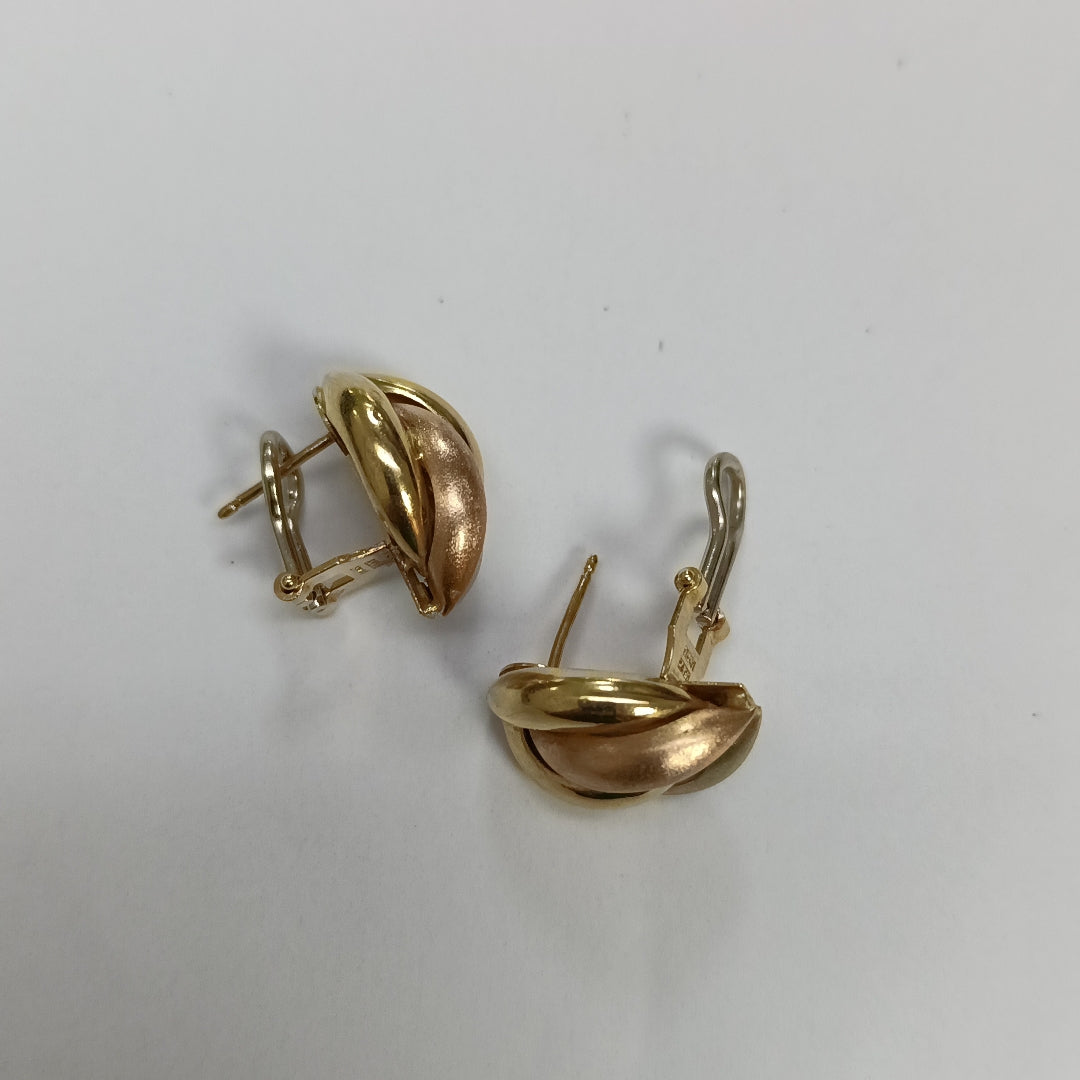 ARETES PAR ORO 14 K 5.3 GRMS (SEMINUEVO)