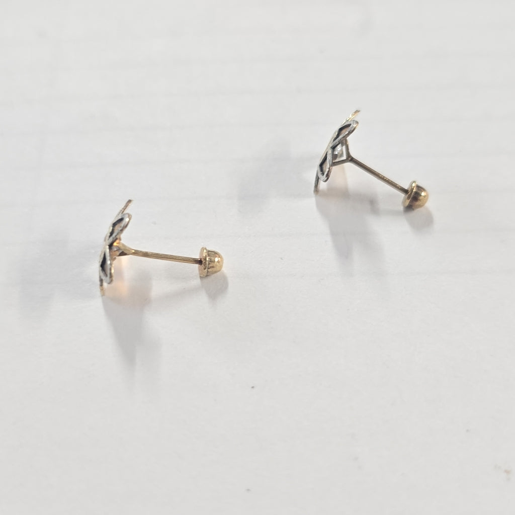 ARETES PAR ORO 8 K 0.6 GRMS (SEMINUEVO)