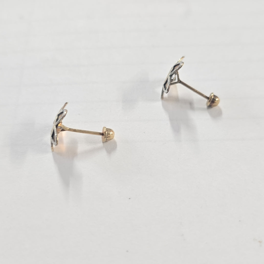 ARETES PAR ORO 8 K 0.6 GRMS (SEMINUEVO)