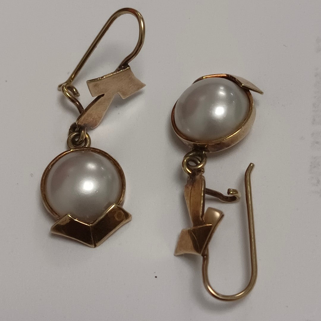 ARETES PAR ORO 14 K 4,90 GRMS (SEMINUEVO)