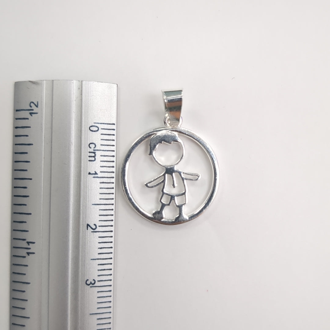 DIJE NIÑO PLATA .925 1.9 GR (NUEVO)