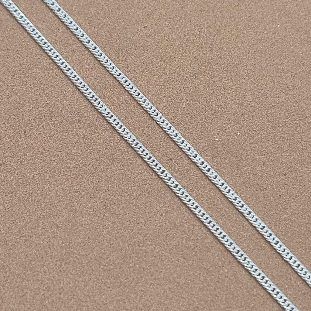 CADENA BARBADA PLATA .925 50 CM 4.22 GR (NUEVO)
