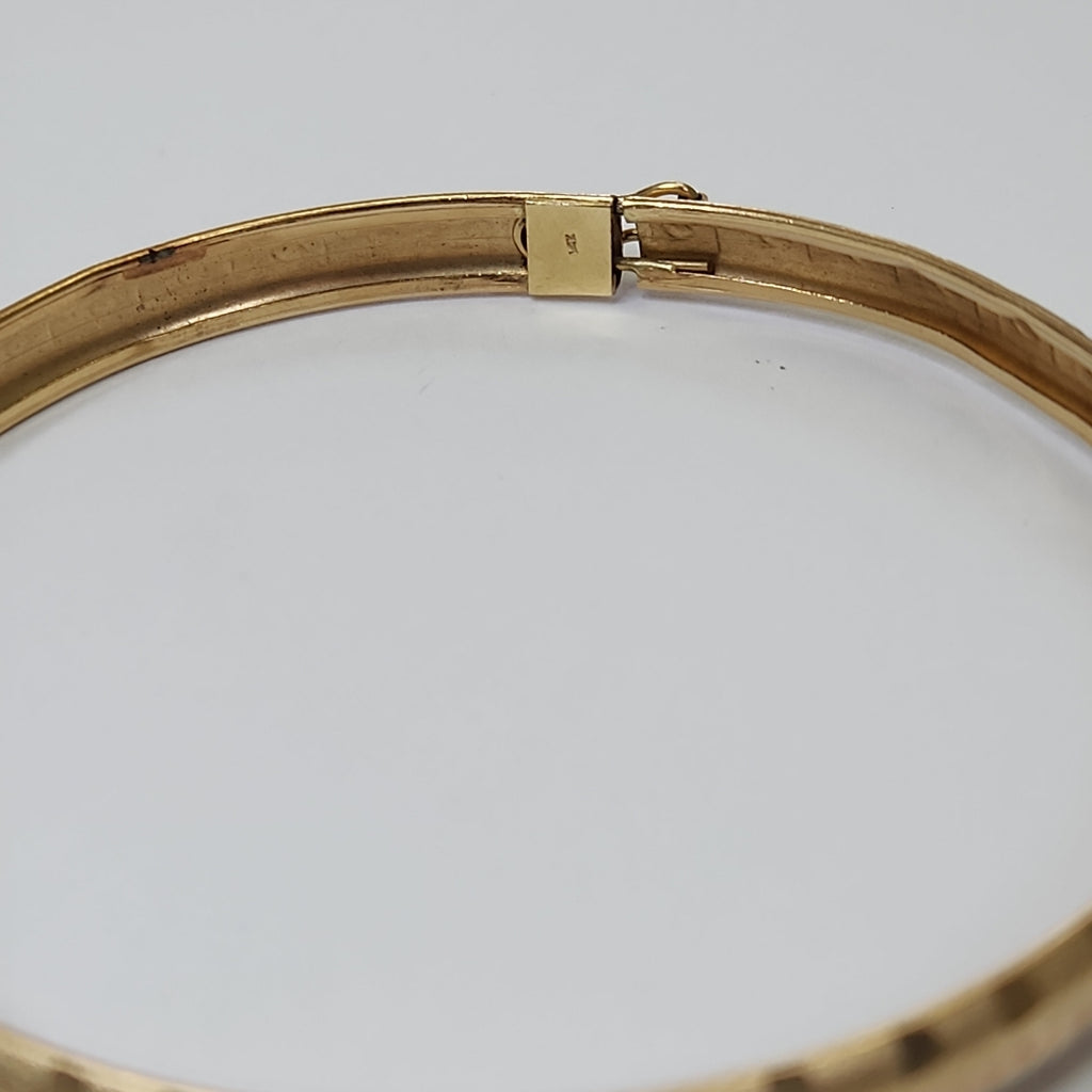 PULSERA RIGIDA ORO 14 K 7,20 GRMS (SEMINUEVO)