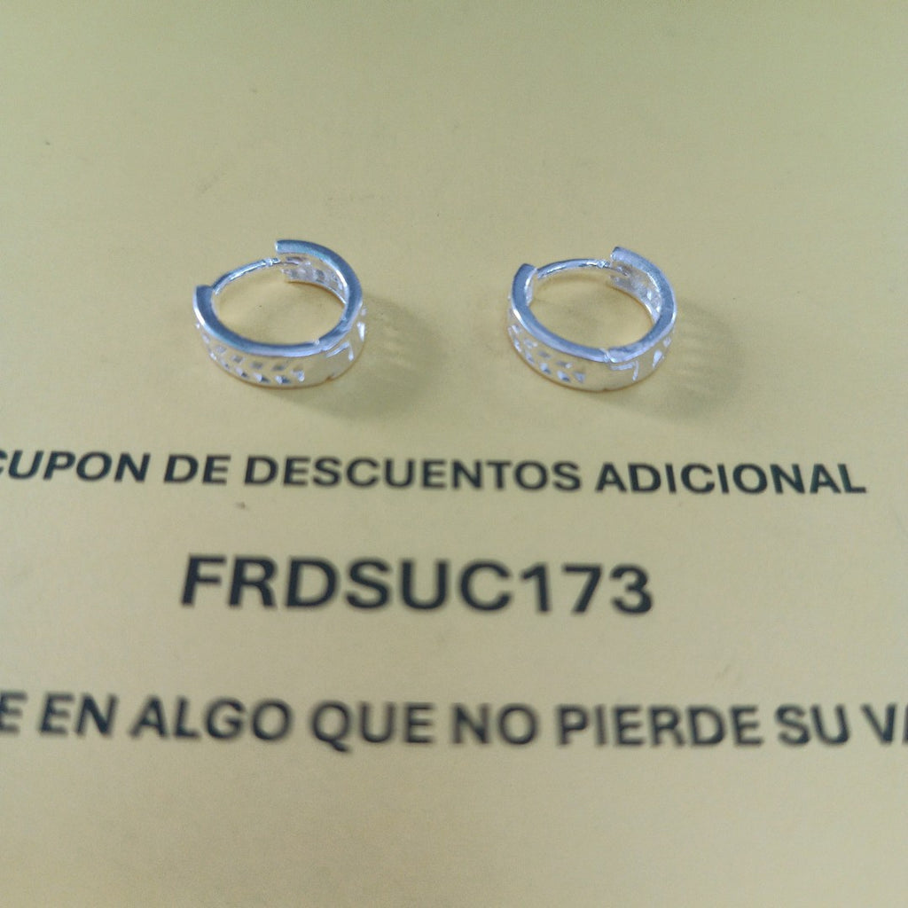 ARRACADAS PLATA .925 2.5 GR (NUEVO)