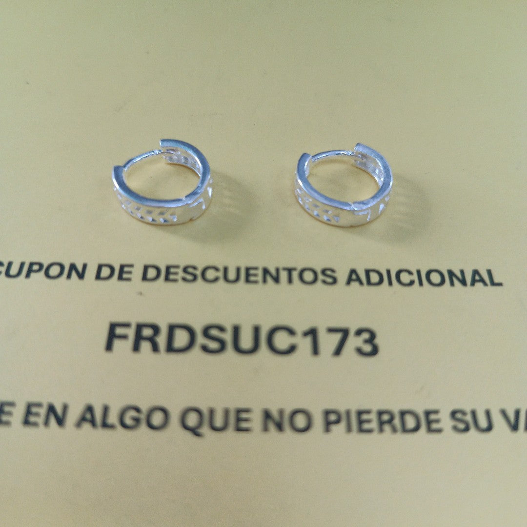 ARRACADAS PLATA .925 2.5 GR (NUEVO)
