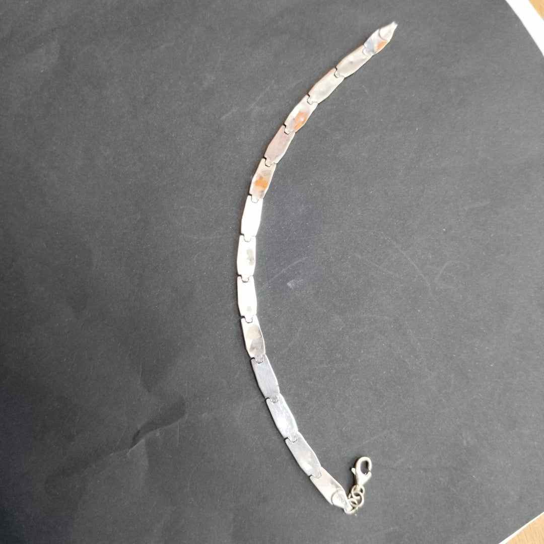 PULSERA ORO BLANCO 14 K 4,70 GRMS (SEMINUEVO)
