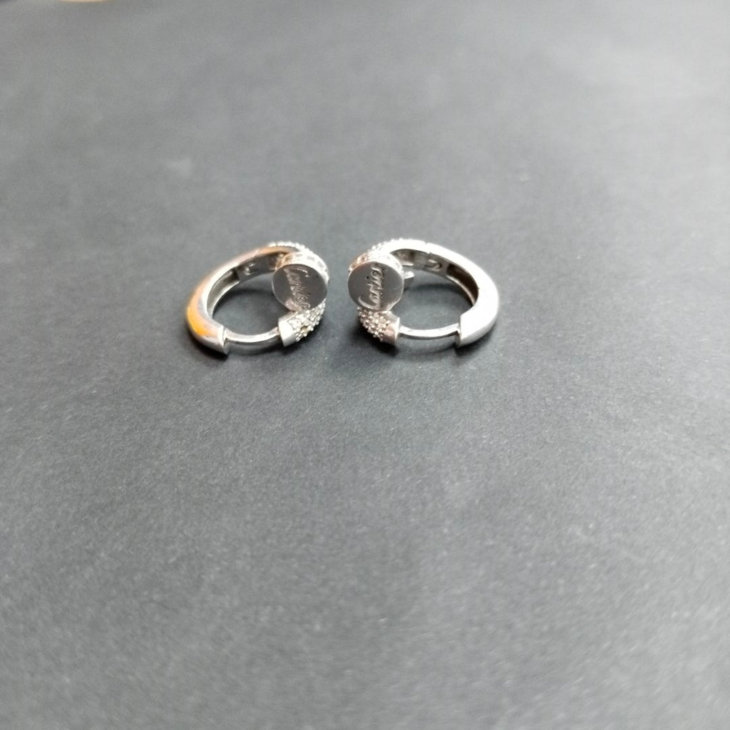 ARETES PAR ORO BLANCO 14 K 7,00 GRMS (SEMINUEVO)