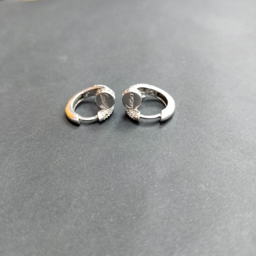 ARETES PAR ORO BLANCO 14 K 7,00 GRMS (SEMINUEVO)