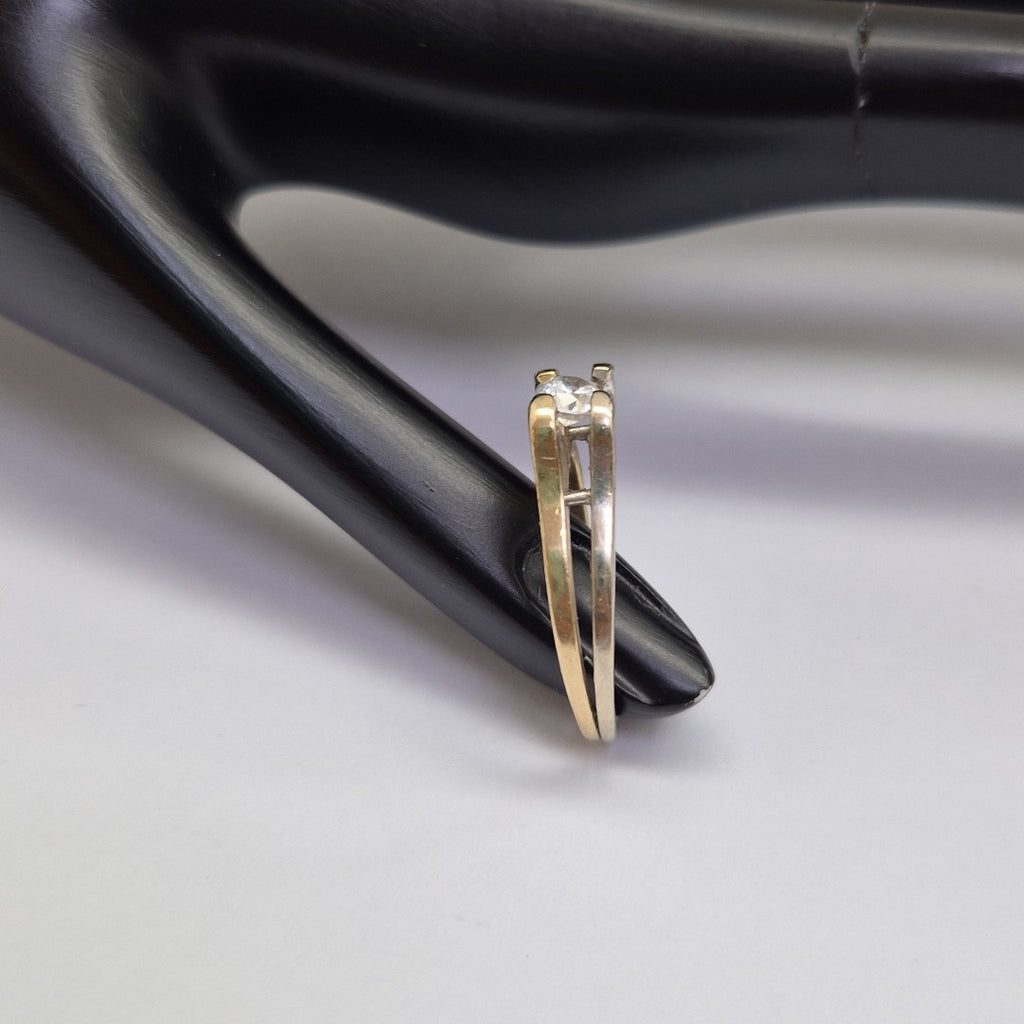 ANILLITO ORO,ORO COMBINADO 14 K 4,10 GRMS (SEMINUEVO)