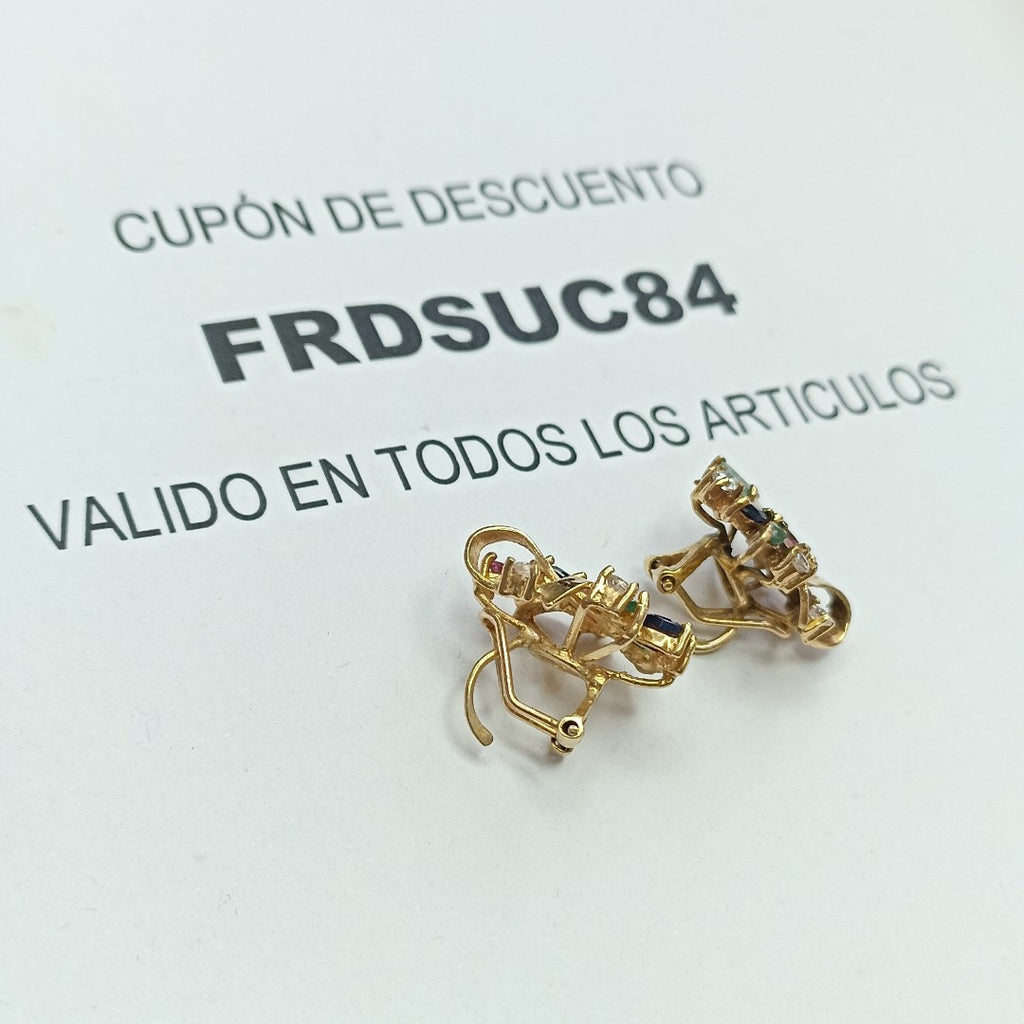 ARETES PAR ORO 10 K 4.9 GRMS (SEMINUEVO)