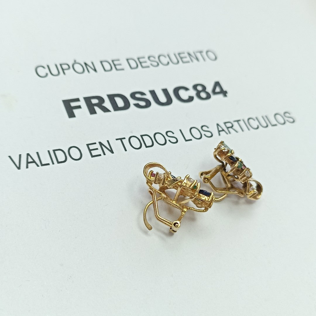 ARETES PAR ORO 10 K 4.9 GRMS (SEMINUEVO)