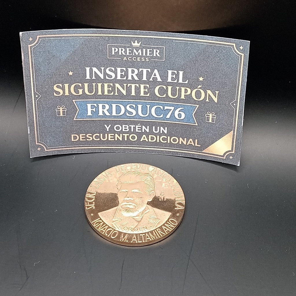 MEDALLA CONMEMORATIVA ORO 21 K 42,00 GRMS (SEMINUEVO)