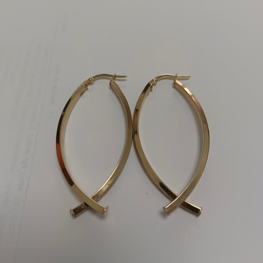 ARETES PAR ORO 14 K 3,50 GRMS (SEMINUEVO)