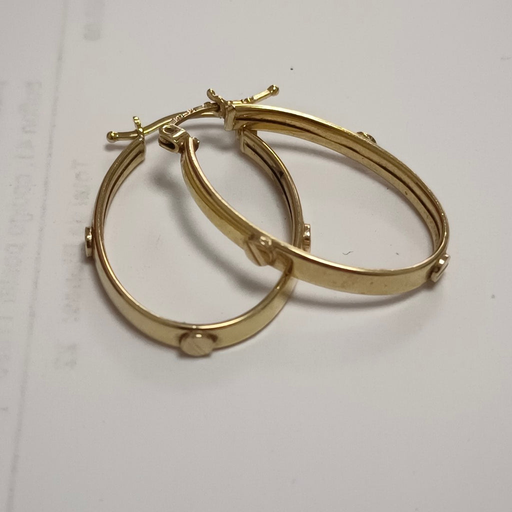 ARRACADAS PAR ORO 14 K 2,70 GRMS (SEMINUEVO)