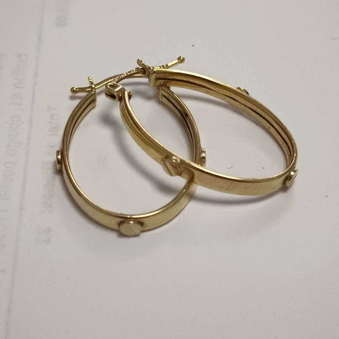 ARRACADAS PAR ORO 14 K 2,70 GRMS (SEMINUEVO)