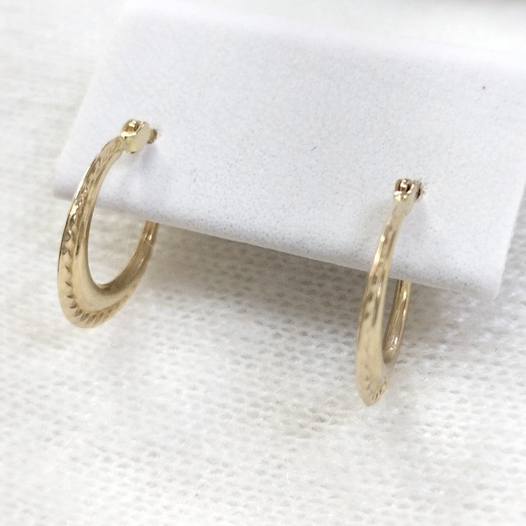 ARRACADAS ORO 14K 0.6 (NUEVO)