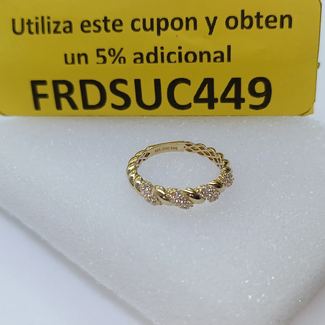 ANILLOS DAMA ORO 14K 1.6 (NUEVO)