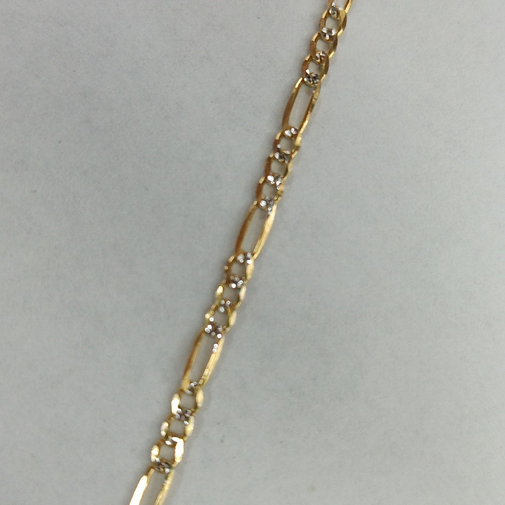 CADENAS TEJIDO 3X1 ORO 14K 55 CM 4.5 GR (NUEVO)