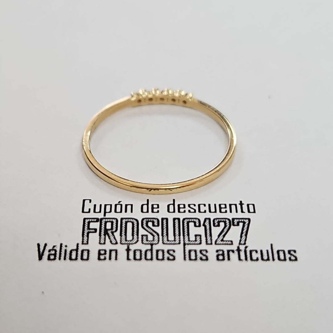 ANILLOS DAMA ORO 14K 0.8 (NUEVO)