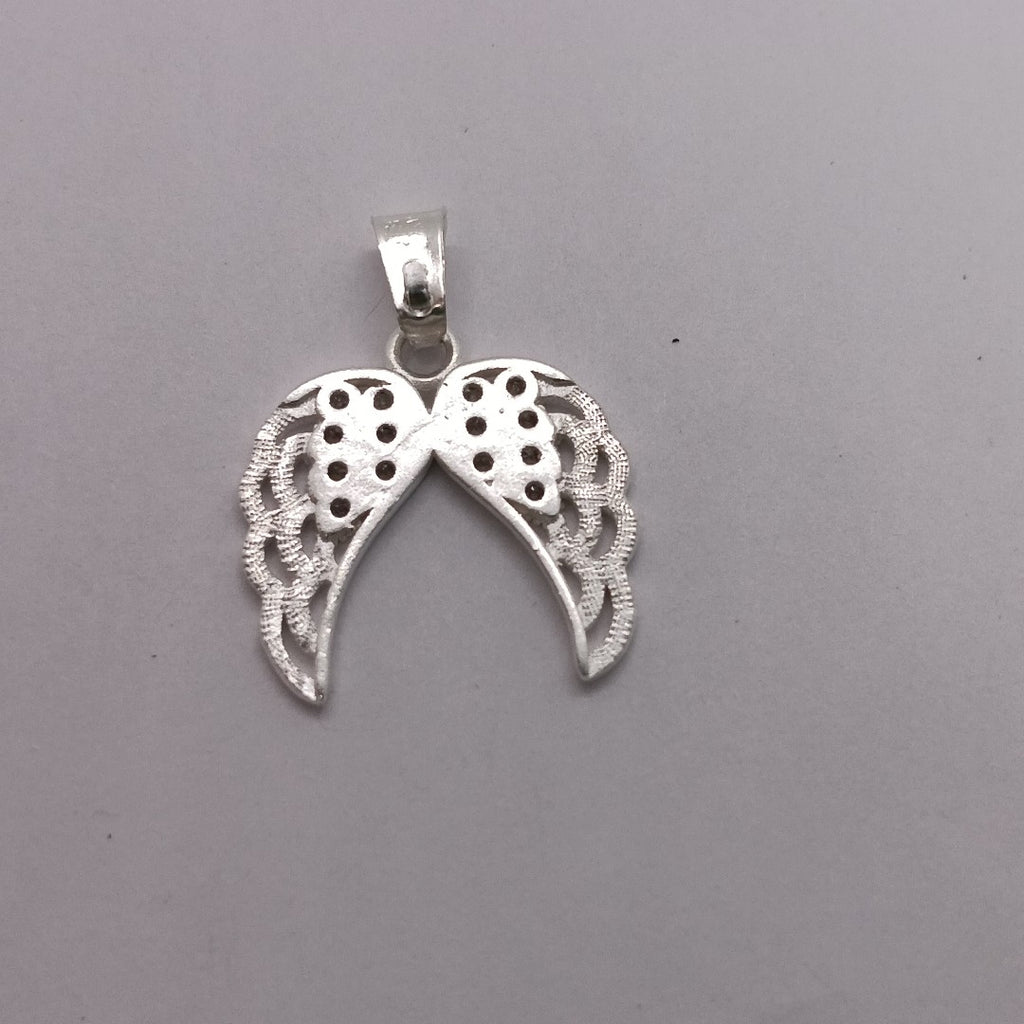 DIJE ALAS C/CIRCONIAS PLATA .925 2.3 GR (NUEVO)
