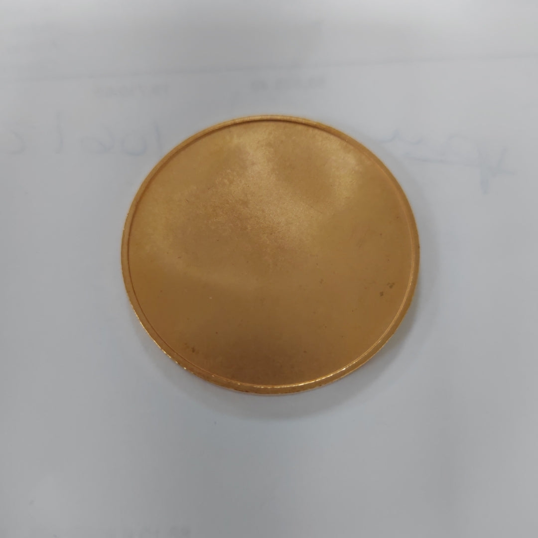 MEDALLA PERSONAL,MEDALLA RELIGIOSA ORO 21 K 42,00 GRMS (SEMINUEVO)