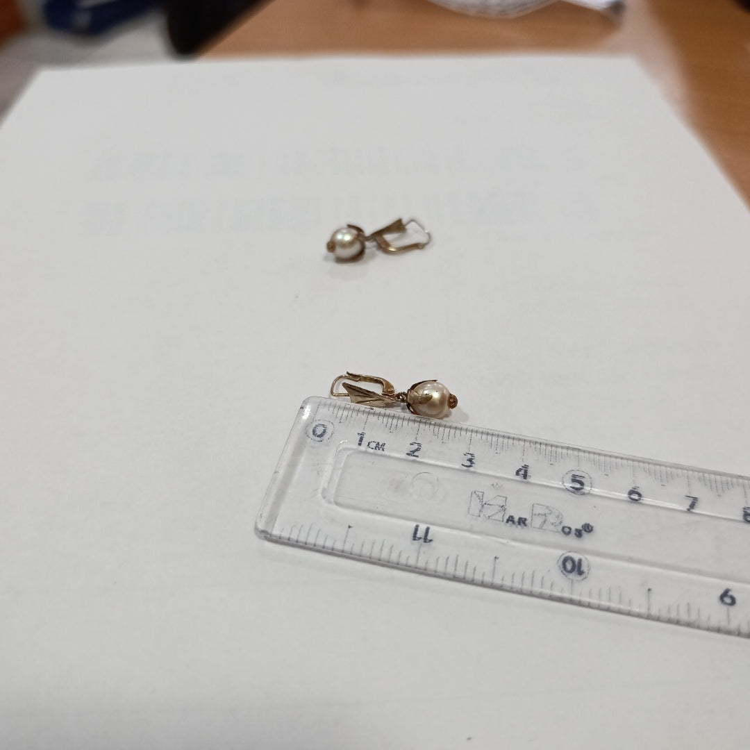 ARETES PAR ORO 8 K 2,40 GRMS (SEMINUEVO)
