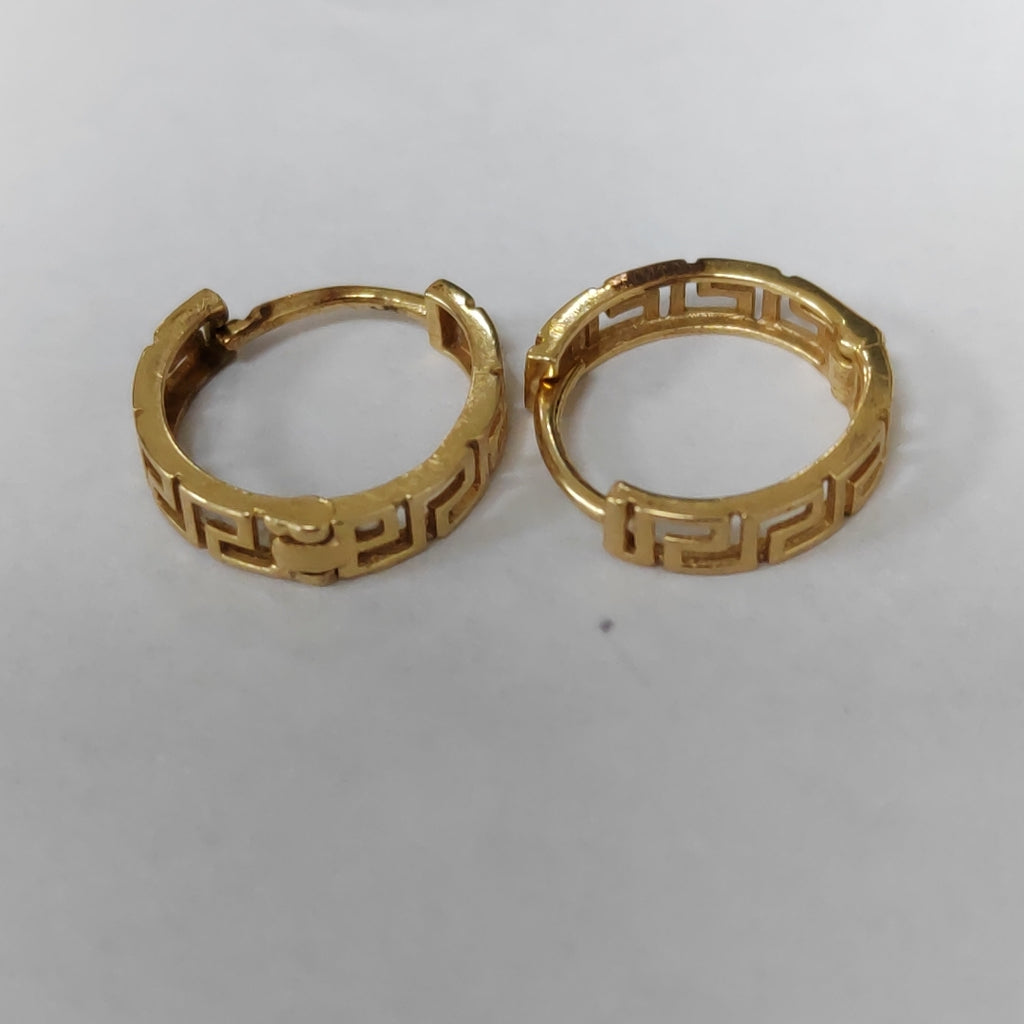 ARETES PAR ORO 14 K 1,30 GRMS (SEMINUEVO)