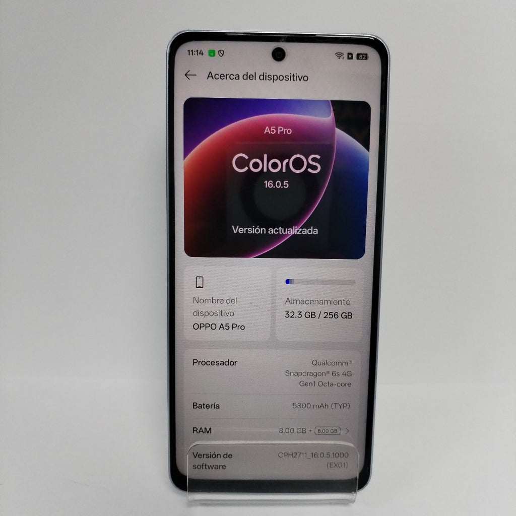 CELULAR OPPO A5 PRO CPH2711 (2025) 256 GB 8 GB RAM (SEMINUEVO)