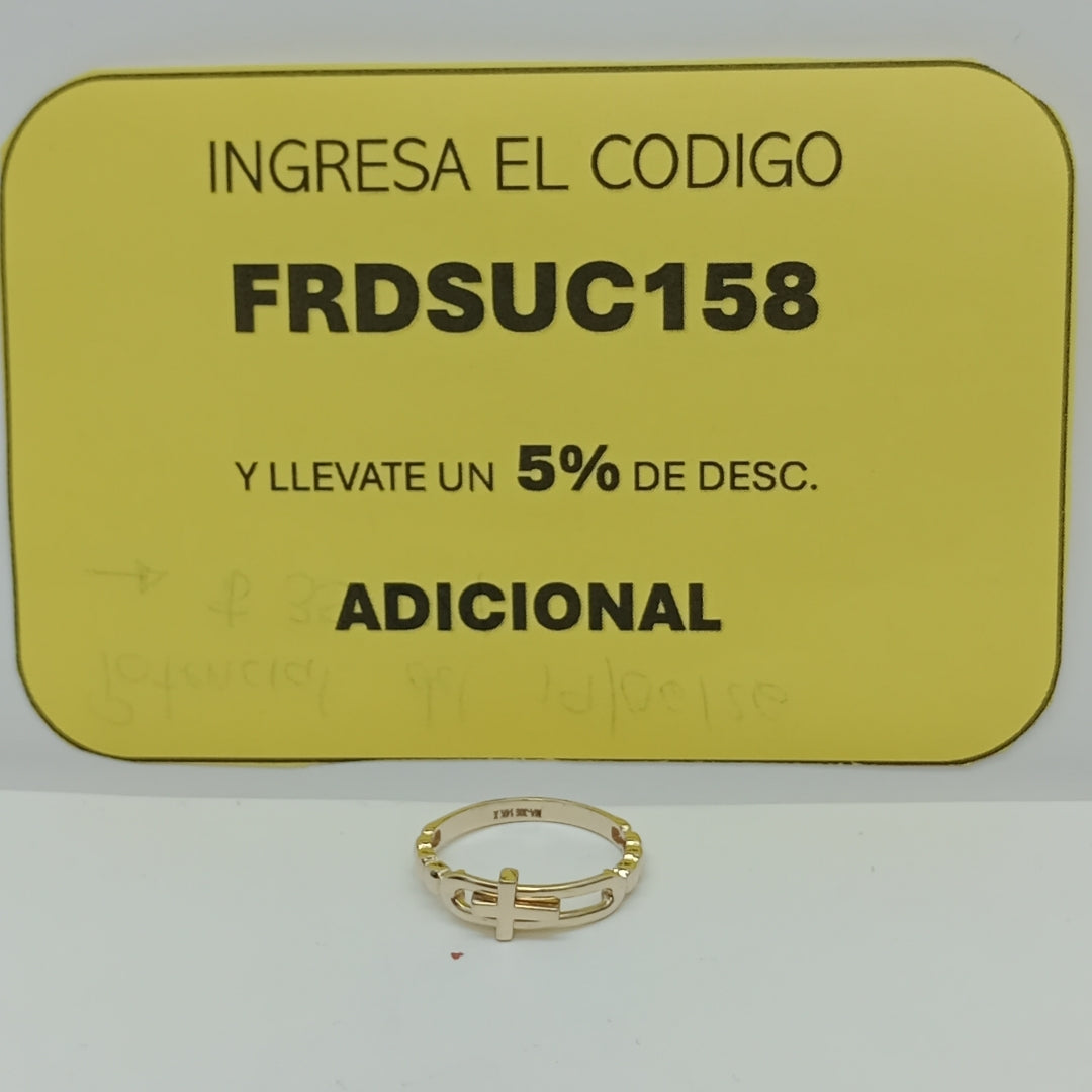 ANILLOS DAMA ORO 14K 2 (NUEVO)