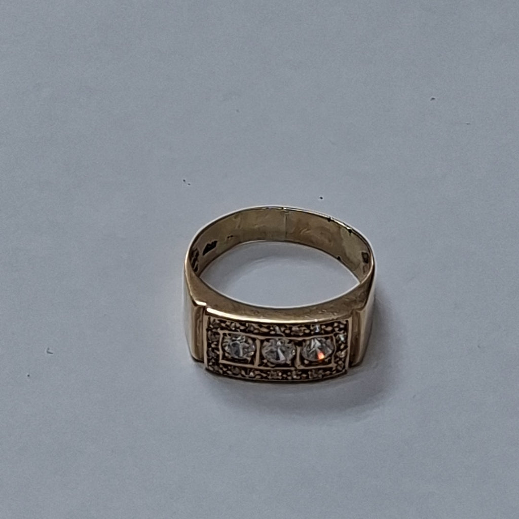 ANILLO ORO 14 K 4.3 GRMS (SEMINUEVO)